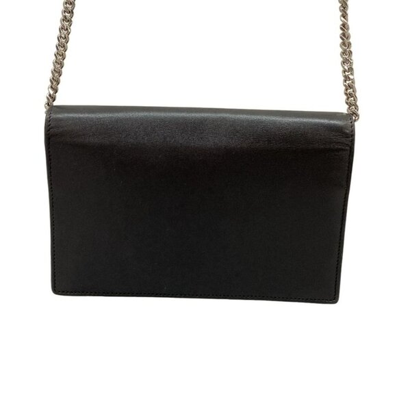 Saint Laurent Paris Wallet Classic Kate Black Blue Multi Lame Star Black X - Picture 2 of 13